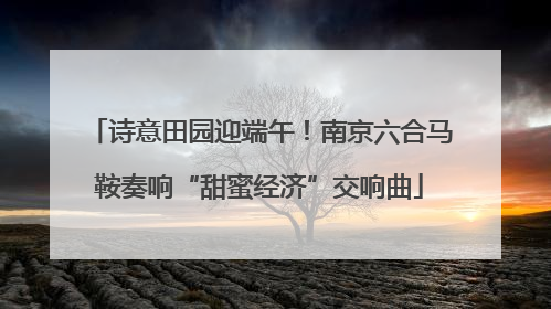 诗意田园迎端午！南京六合马鞍奏响“甜蜜经济”交响曲