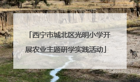 西宁市城北区光明小学开展农业主题研学实践活动