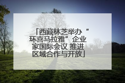 西藏林芝举办“环喜马拉雅”企业家国际会议 推进区域合作与开放