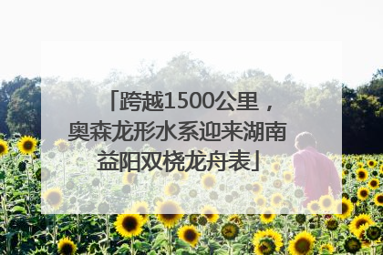 跨越1500公里，奥森龙形水系迎来湖南益阳双桡龙舟表