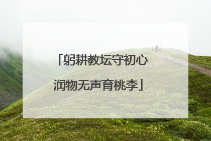 躬耕教坛守初心 润物无声育桃李