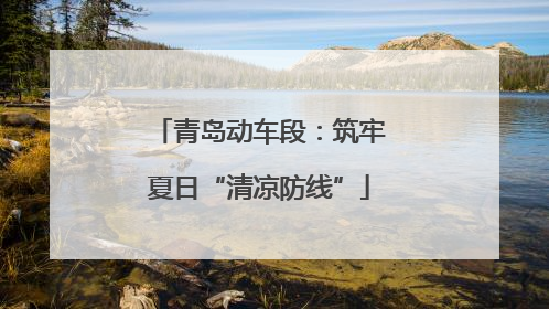 青岛动车段：筑牢夏日“清凉防线”