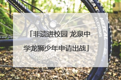 非遗进校园 龙泉中学龙狮少年申请出战