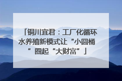 铜川宜君：工厂化循环水养殖新模式让“小圆桶”圈起“大财富”