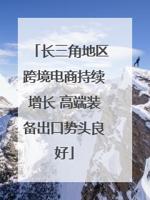 长三角地区跨境电商持续增长 高端装备出口势头良好