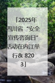 2025年四川省“安全宣传咨询日”活动在内江举行& 8203