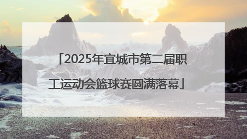 2025年宜城市第二届职工运动会篮球赛圆满落幕