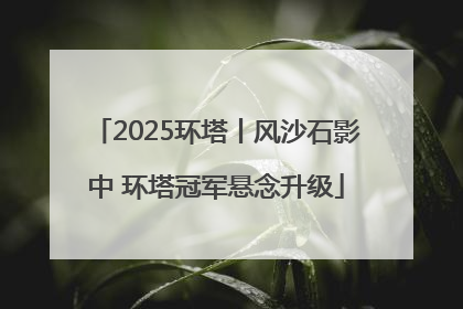 2025环塔丨风沙石影中 环塔冠军悬念升级