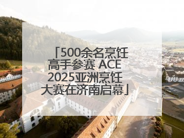 500余名烹饪高手参赛 ACE2025亚洲烹饪大赛在济南启幕