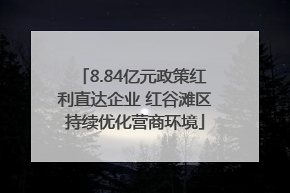 8.84亿元政策红利直达企业 红谷滩区持续优化营商环境