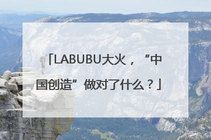 LABUBU大火，“中国创造”做对了什么？